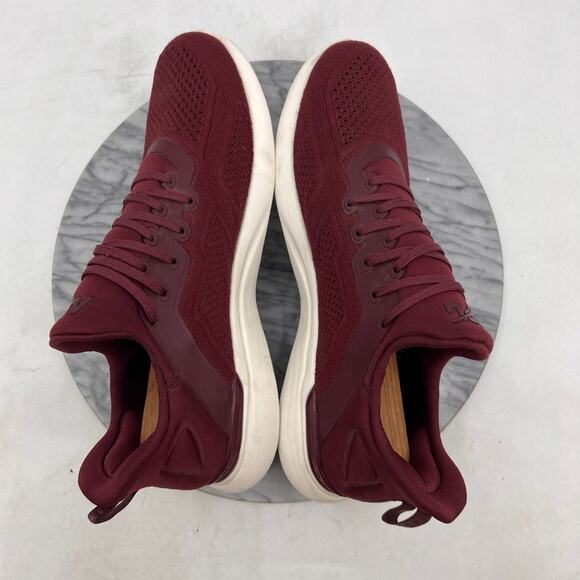 APL Mens 11 Shoes Burgundy TechLoom Tracer Knit Slip On Running Trainer 0723Xc main image 13
